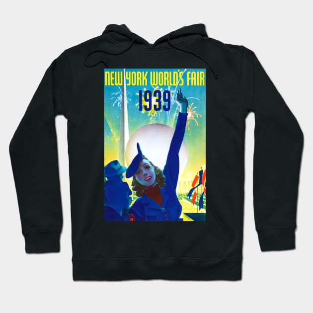 World's Fair 1939 Hoodie by fun stuff, dumb stuff